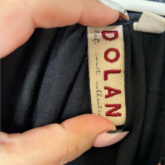 Anthropologie Dolan Marilyn Leopard Print Navy Blue Button Front Blouse - Picture 5 of 9